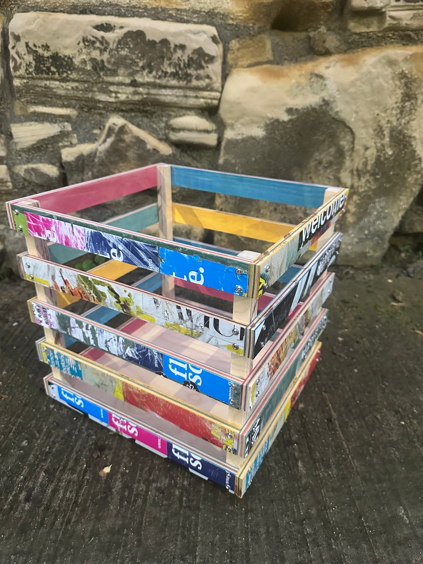 Record/Apple crate