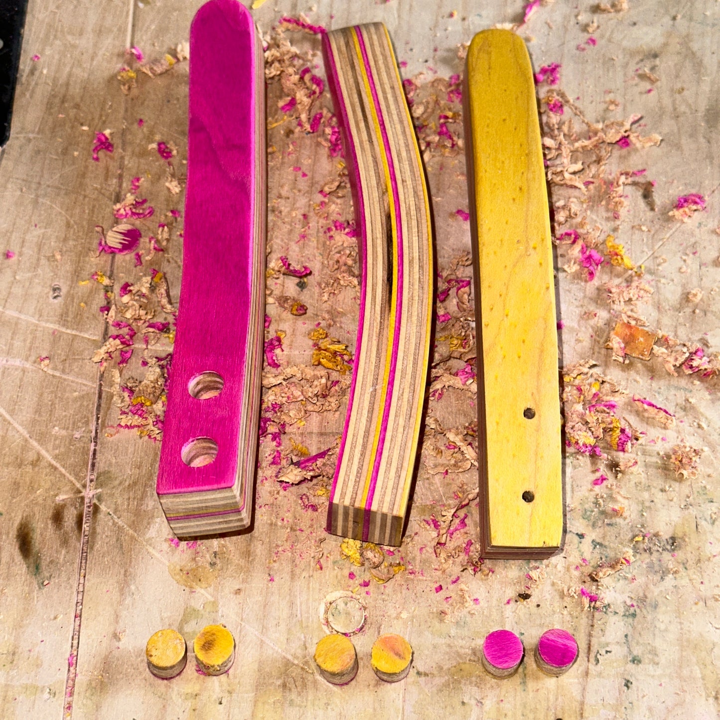 A Door hook that’s made from upcycled Skateboard.