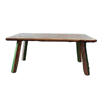Upcycled Skateboard coffee table. Made with birch plywood & aged English oak